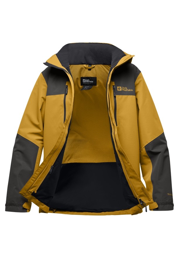 Yellow Men Jack Wolfskin Jasper 2l Rain Jackets | 78548705