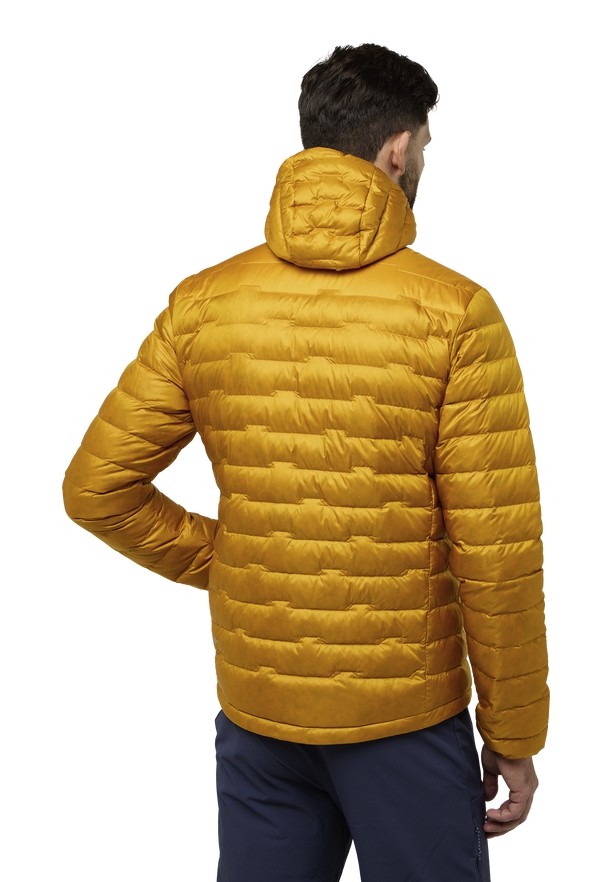 Yellow Men Jack Wolfskin Passamani Hoody Down Jackets | 10146659