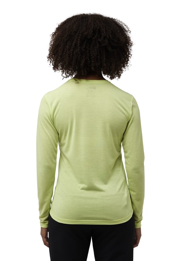 Yellow Women Jack Wolfskin Vonnan Ls T Shirts | 94403625