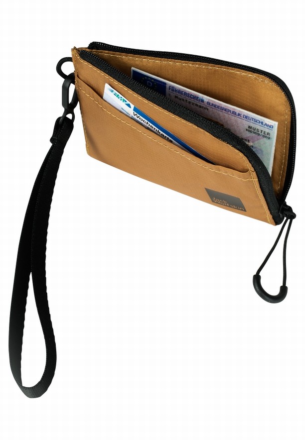 Yellow Women Jack Wolfskin Wandermood Wallets | 35267695